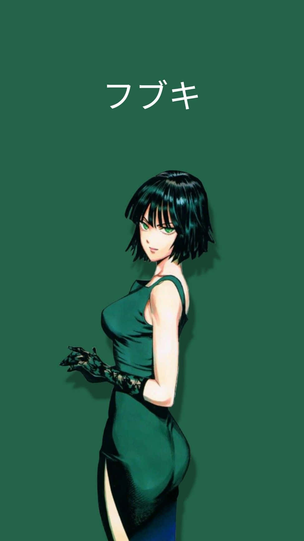 Download Fubuki striking a powerful pose against a fiery background  Wallpaper  Wallpaperscom