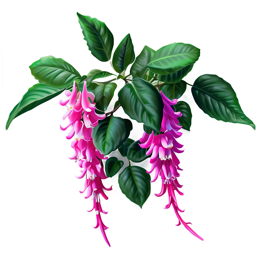 Fuchsia Flower Bush Png Cfd PNG
