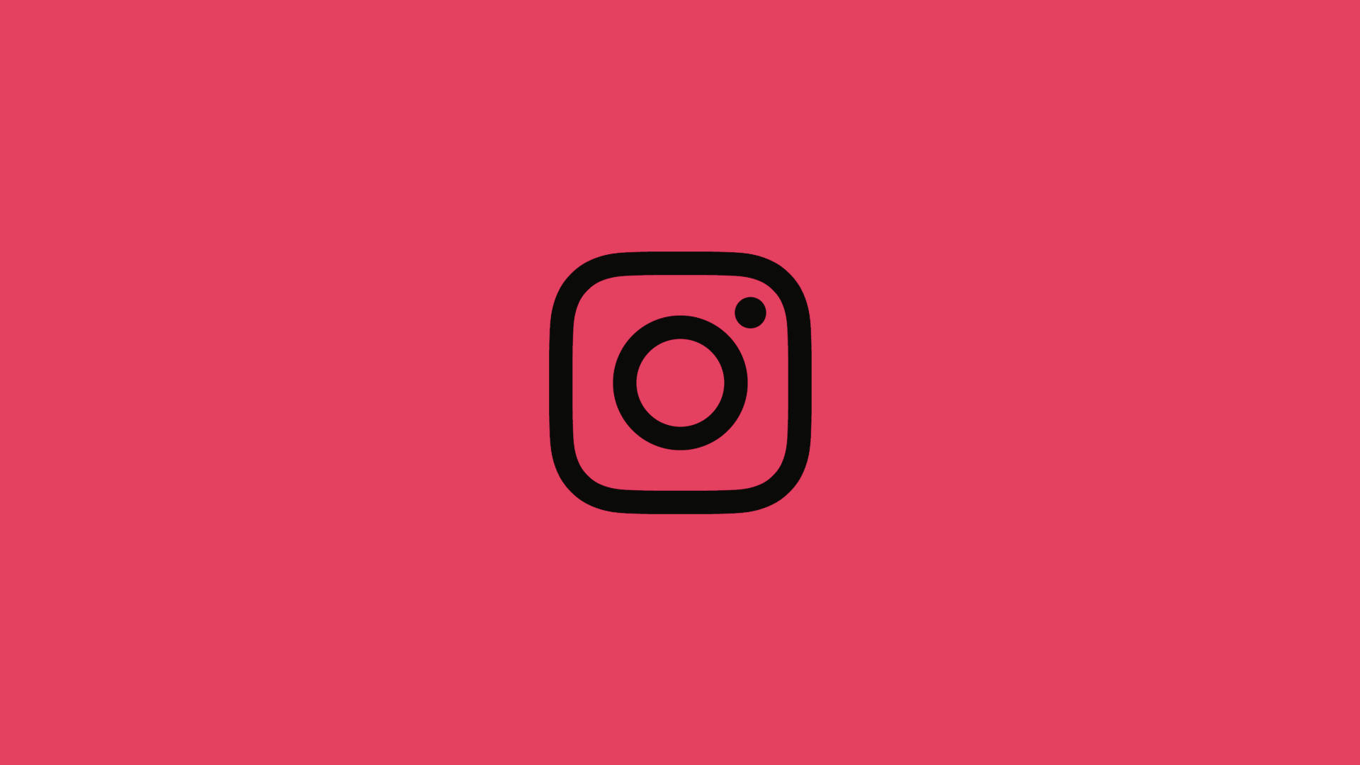Fuchsia Pink Instagram Logo Wallpaper