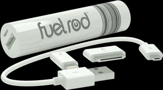 Fuel Rod Portable Chargerand Adapters PNG