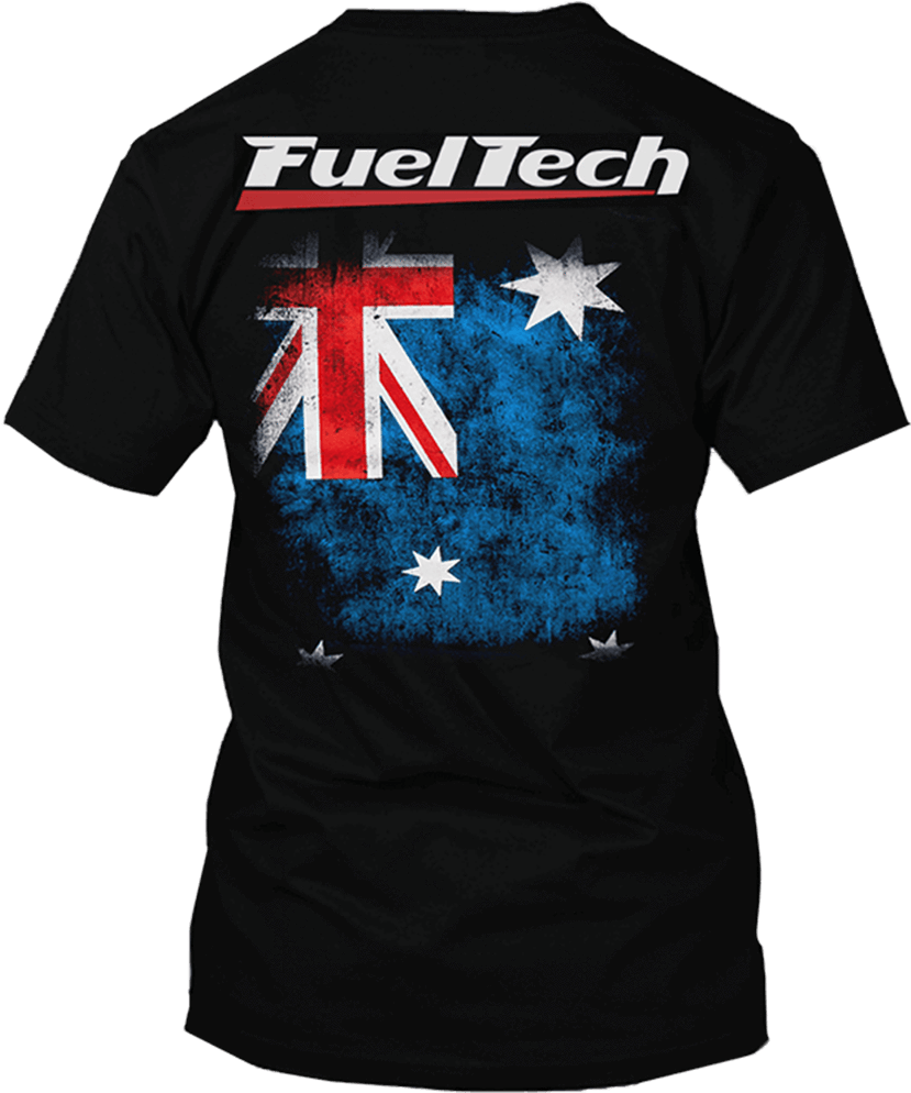 Fuel Tech Australia Flag T Shirt PNG
