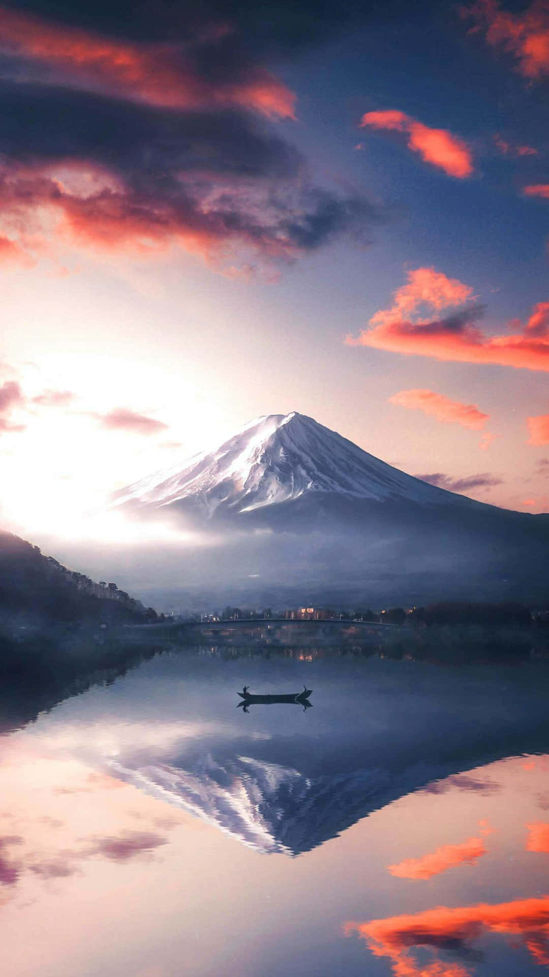Fuji Peak Japanese Nature Wallpaper