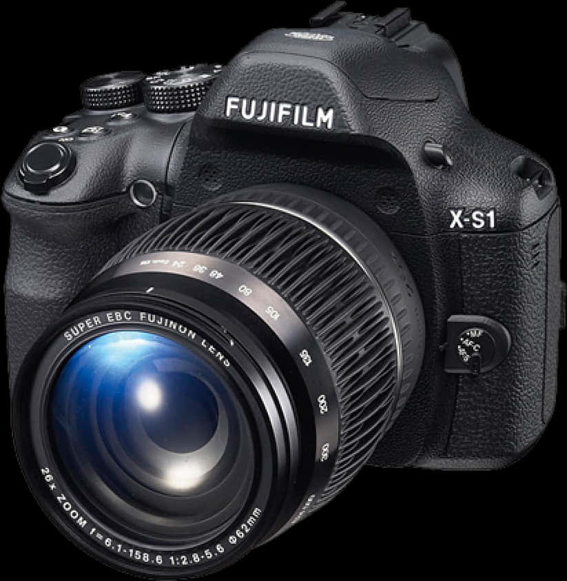 Fujifilm X S1 D S L R Camera PNG