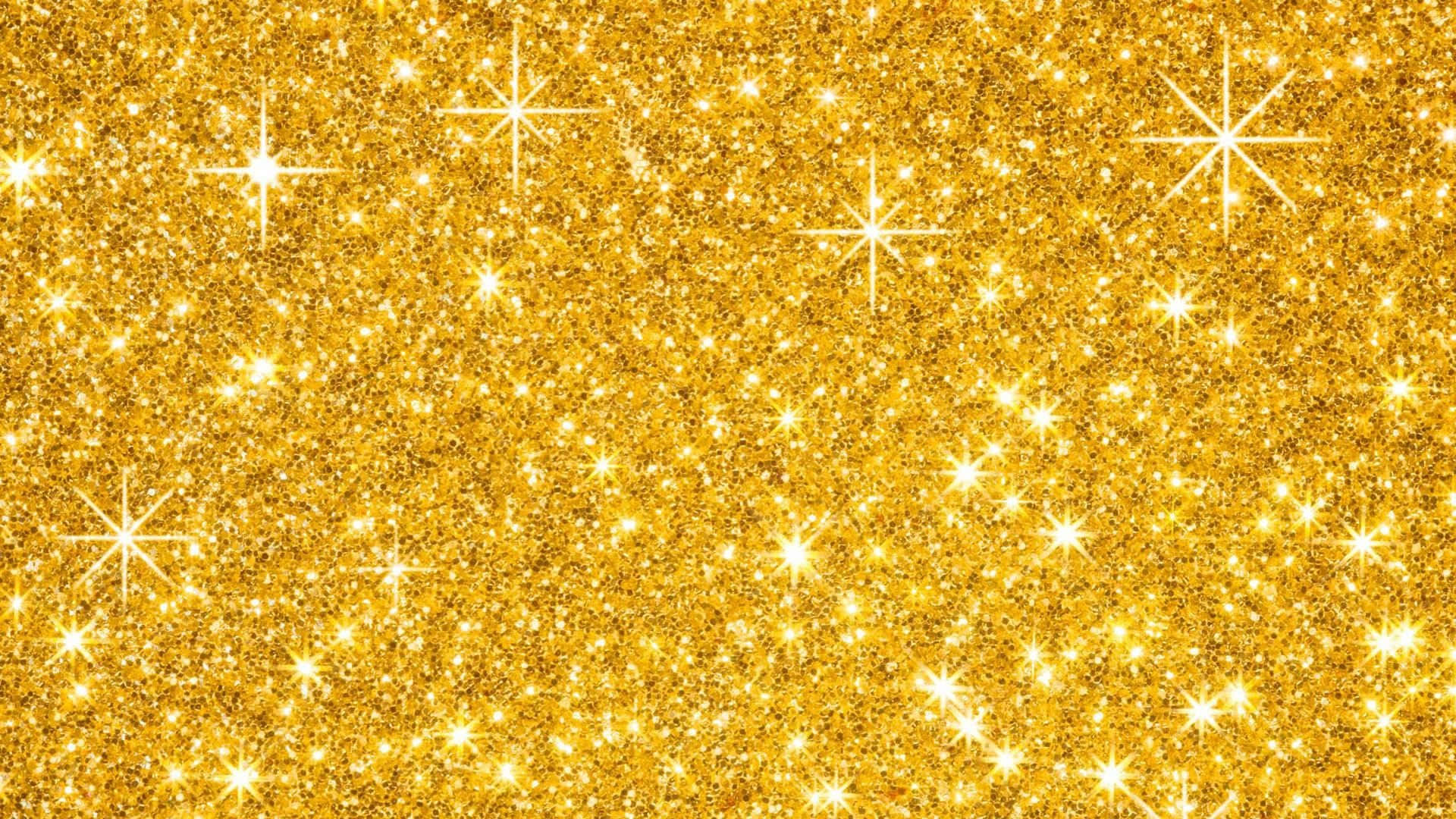 Captivating sparkle of Gold Glitter