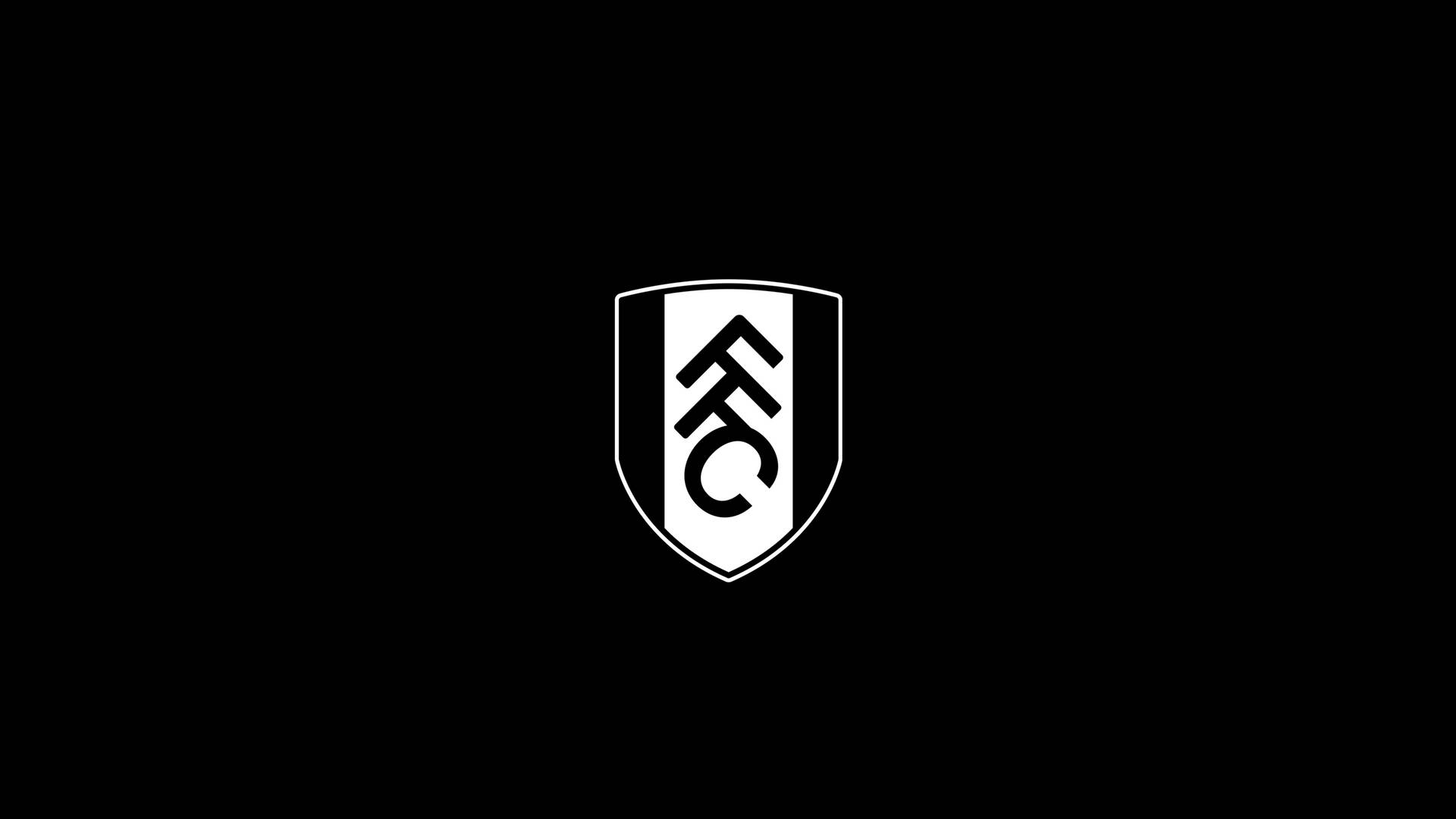 Fulhamfc Schwarzer Wappen Hintergrund Wallpaper