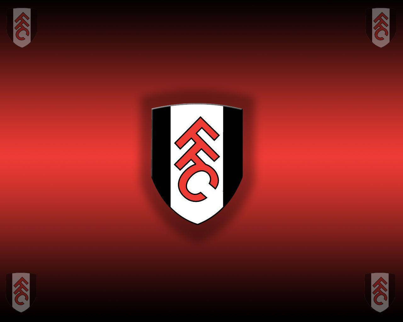 Fulham Fc Five Crests Red Background Picture