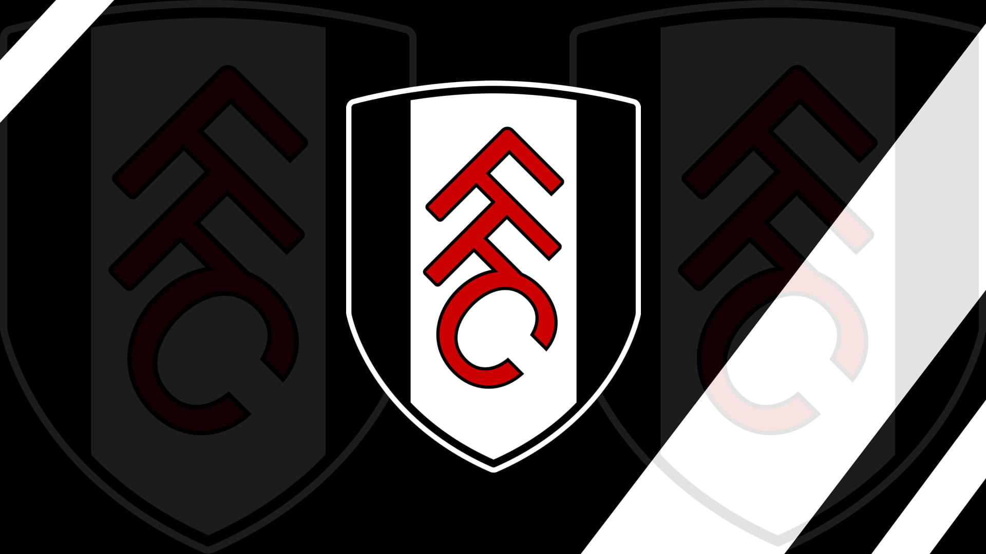 Fulham Fc Repeating Crests Wallpaper