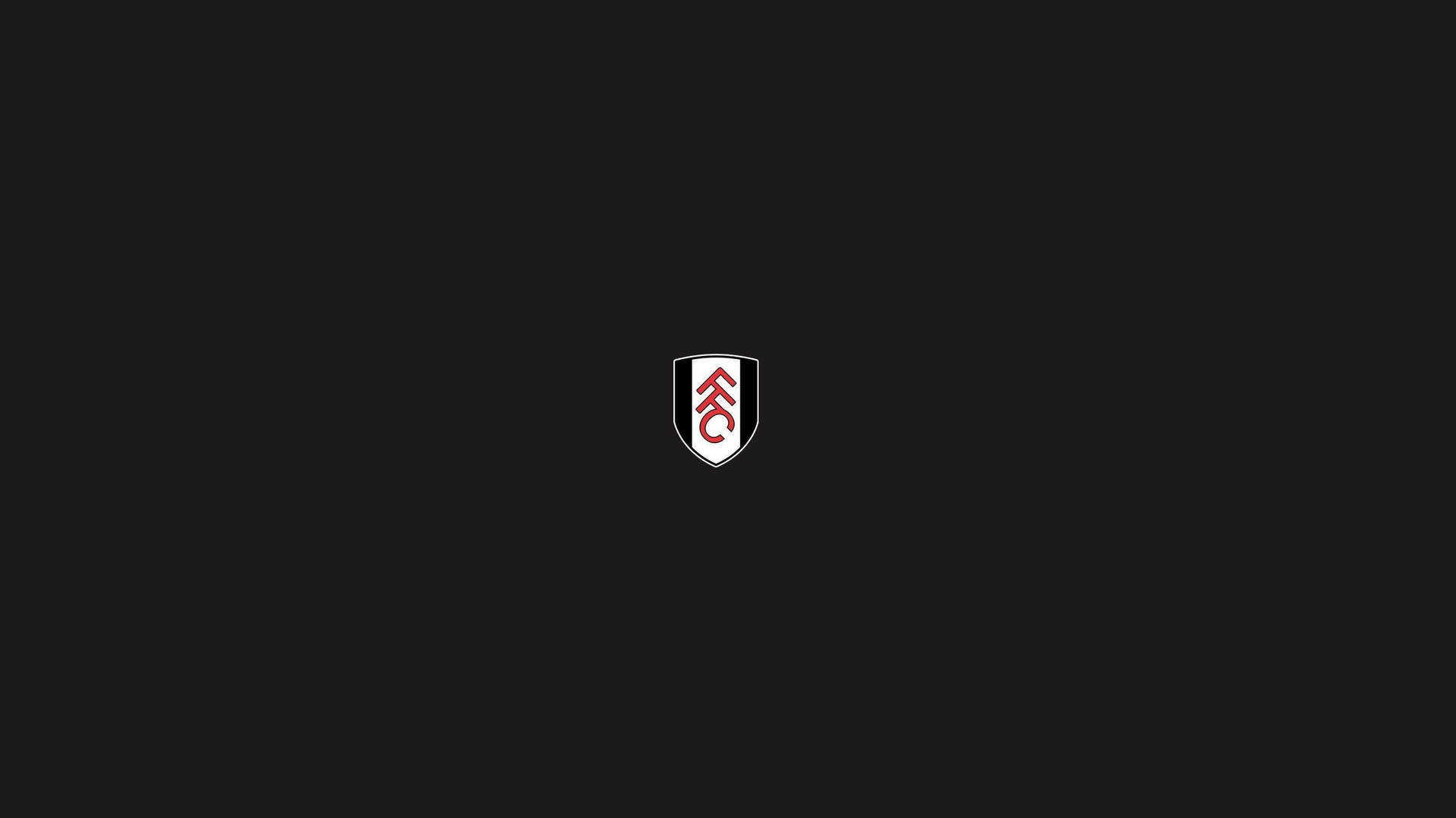 Fulham FC Tiny Crest Black Background Wallpaper