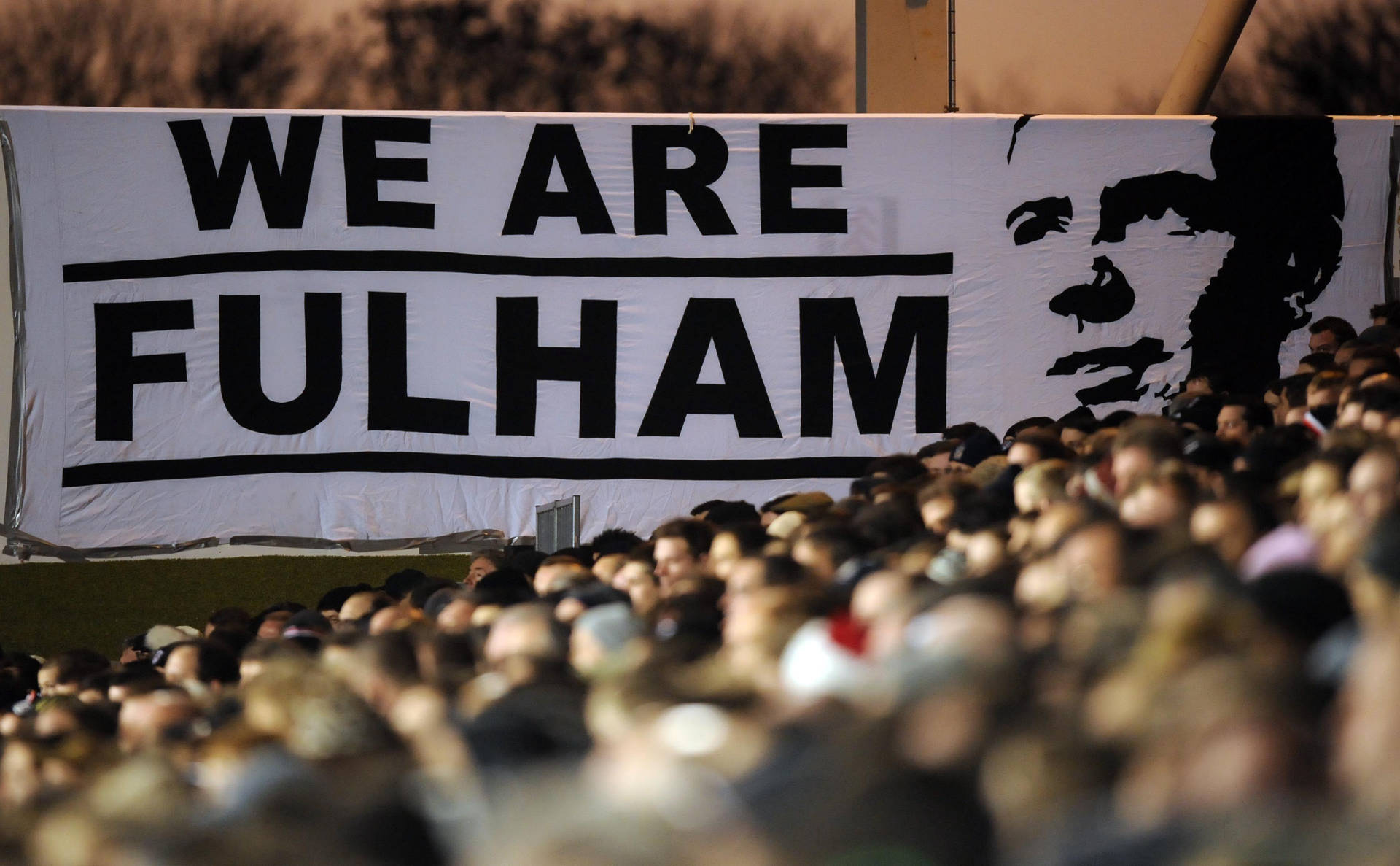 Fulham Fc We Are Banner Wallpaper