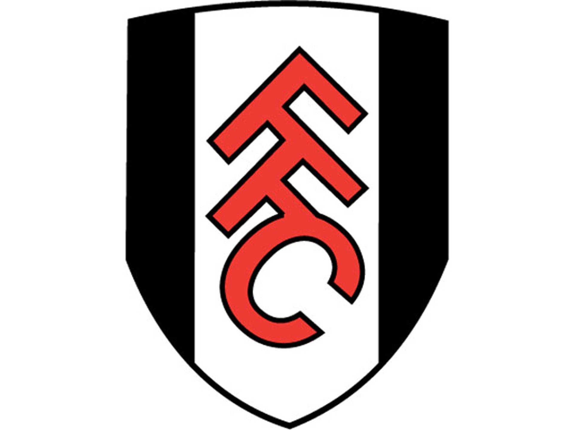 Fulham FC White Background Crest Wallpaper