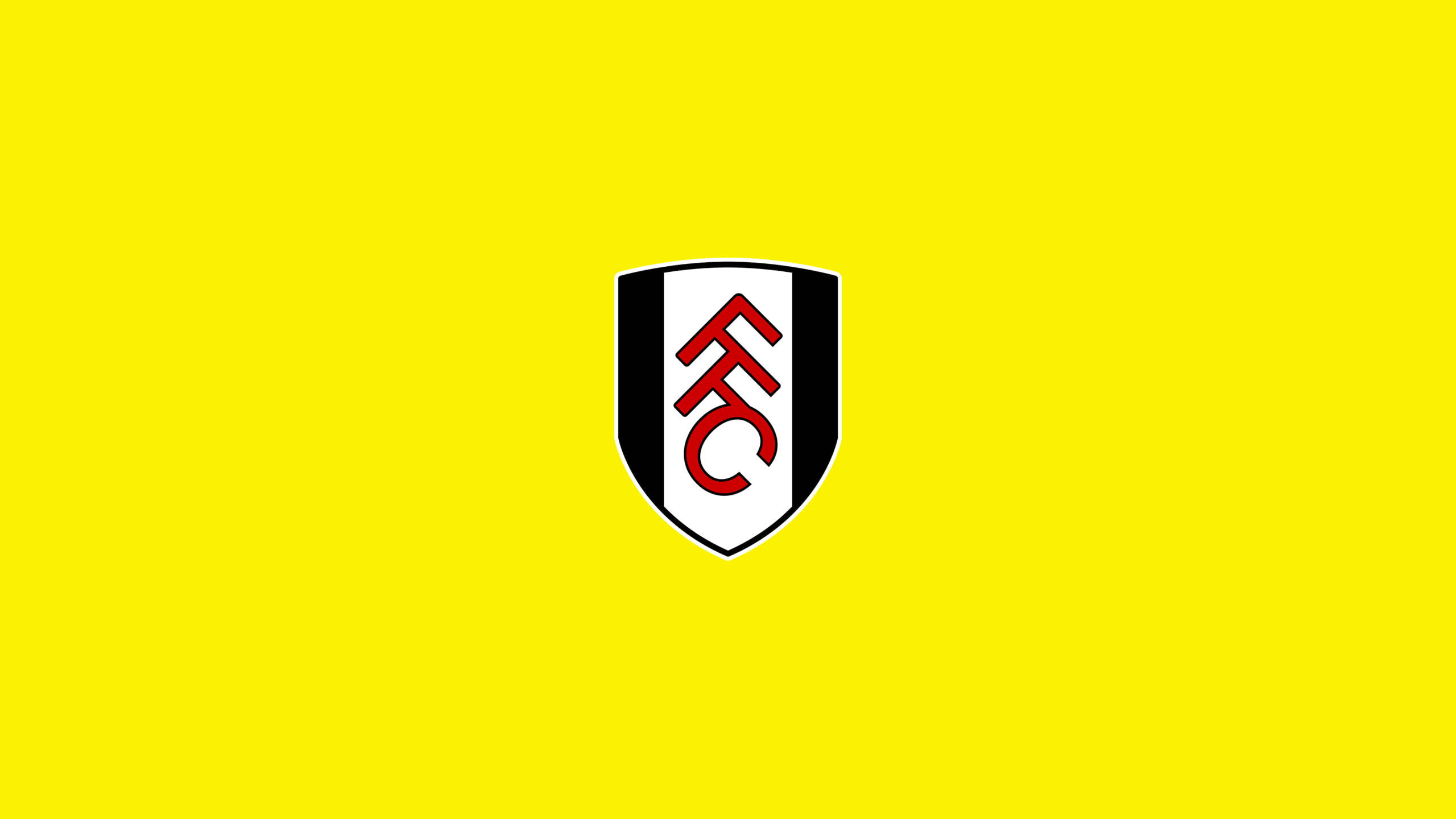 Fulham Fc Yellow Background Wallpaper