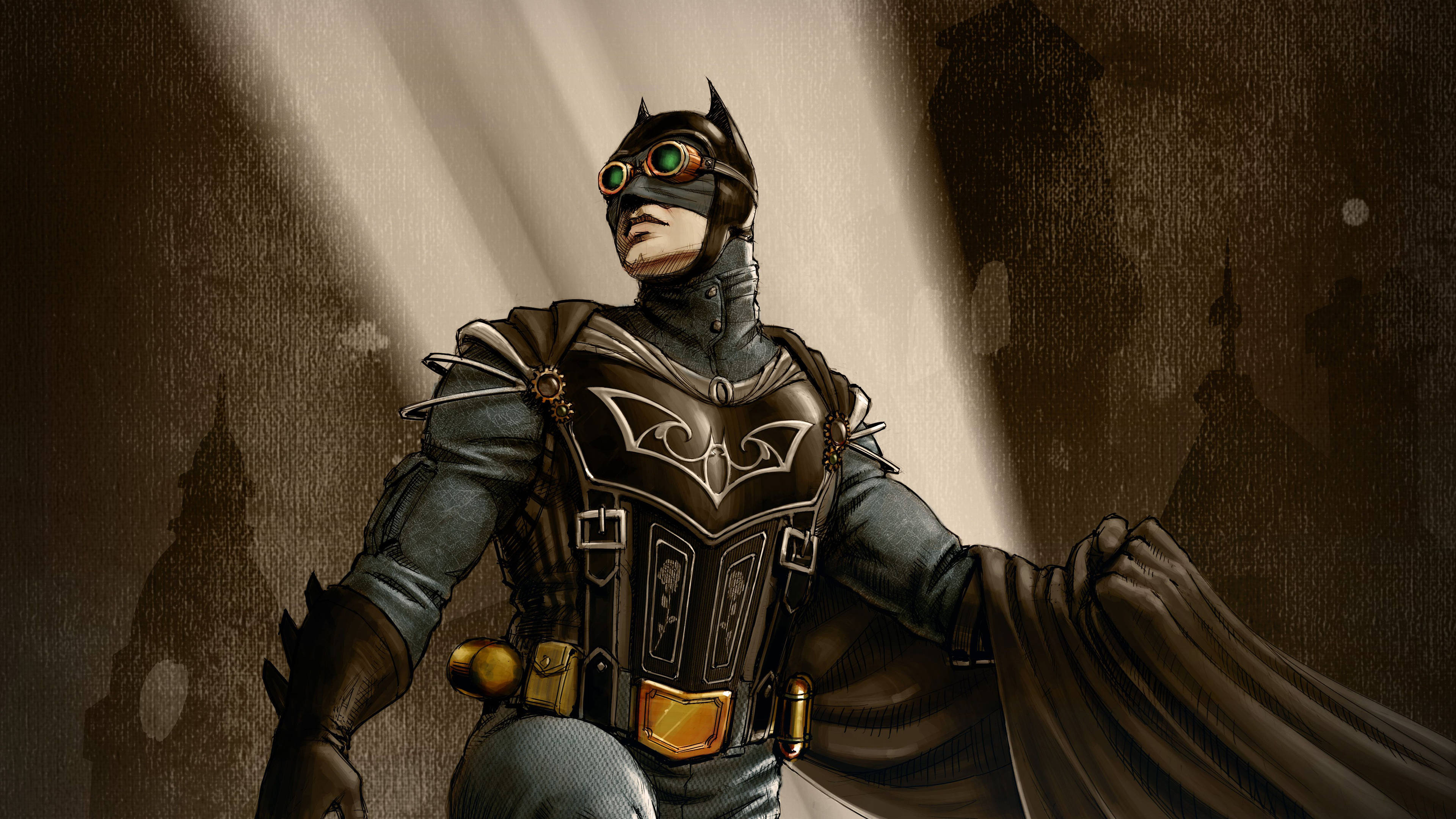 Batman Steampunk Completo Em 4k Papel de Parede