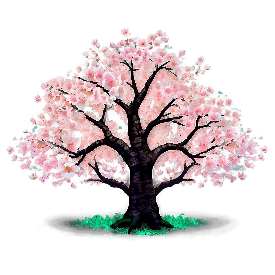 Full Bloom Cherry Blossom Tree Png Udp PNG