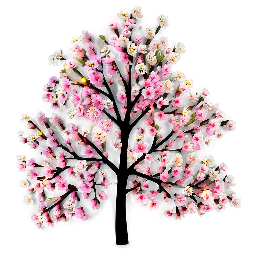 Full Bloom Cherry Tree Png Wiq16 PNG
