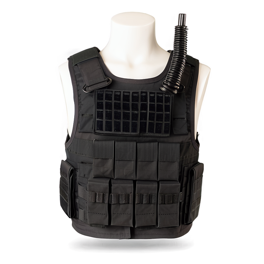 Full Coverage Bulletproof Vest Png 06262024 PNG