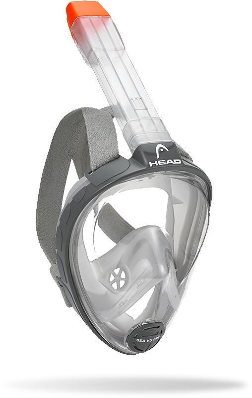 Full Face Snorkel Mask Head Sea Vu Dry PNG