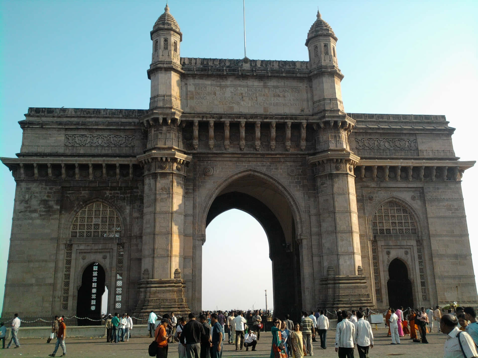 Vistacompleta Del Gateway Of India Sfondo