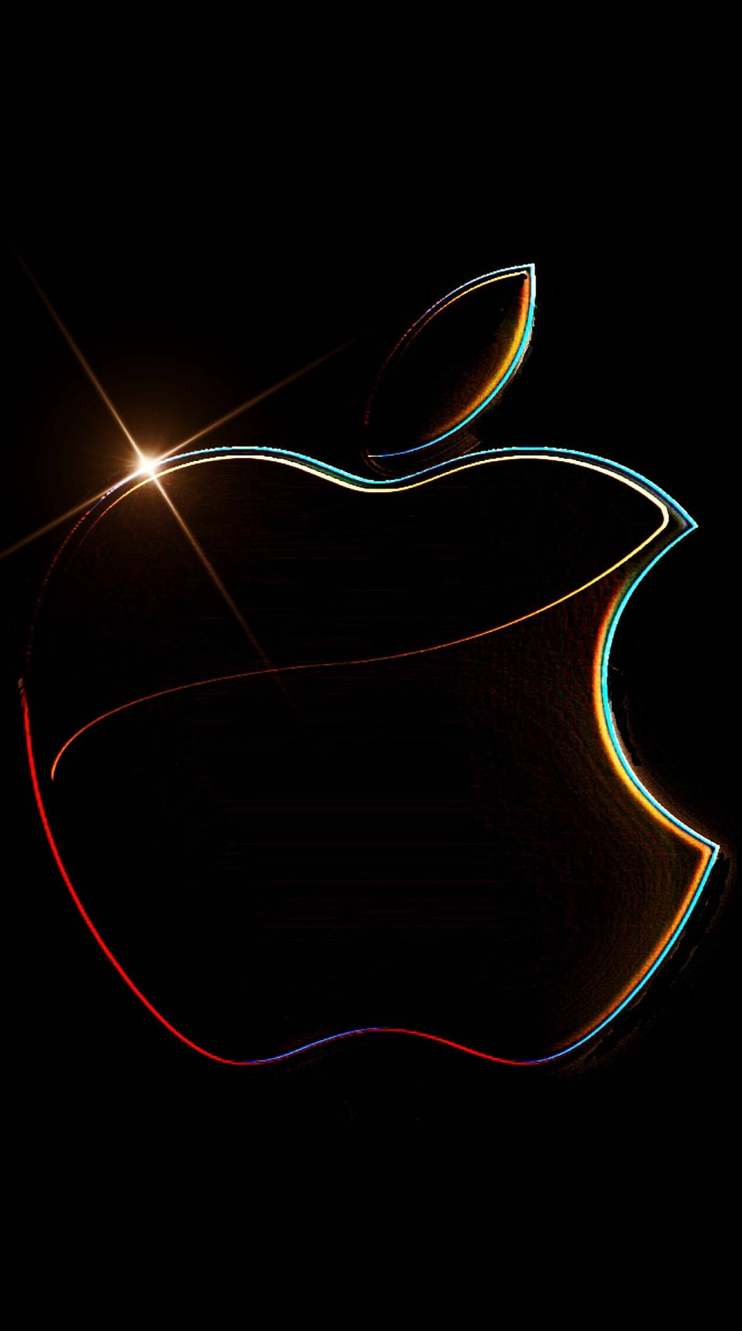 Full Hd Apple Glowing Pattern Picture