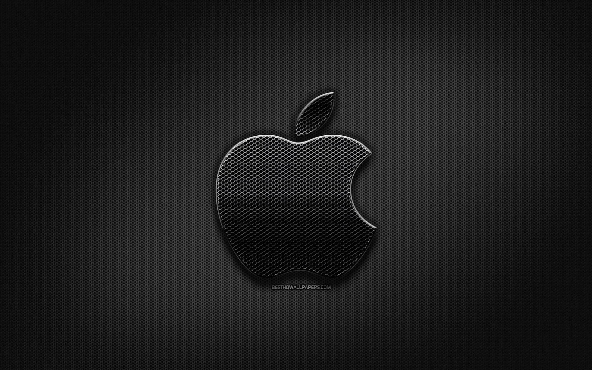 Full Hd Apple With Honeycomb Pattern Wallpaper