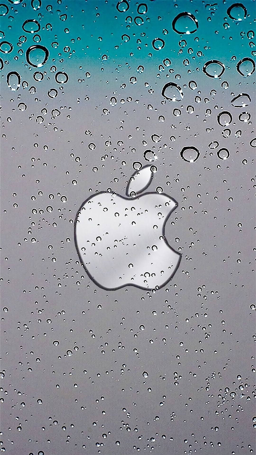 Full Hd Apple With Water Droplets Picture
