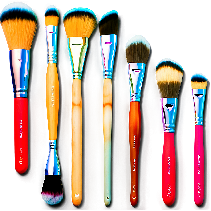 Full Makeup Brush Set Png Pqf PNG