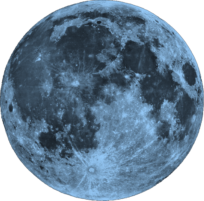 Full Moon Detailed View PNG