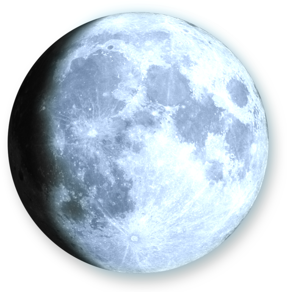 Full Moon Detailed View PNG