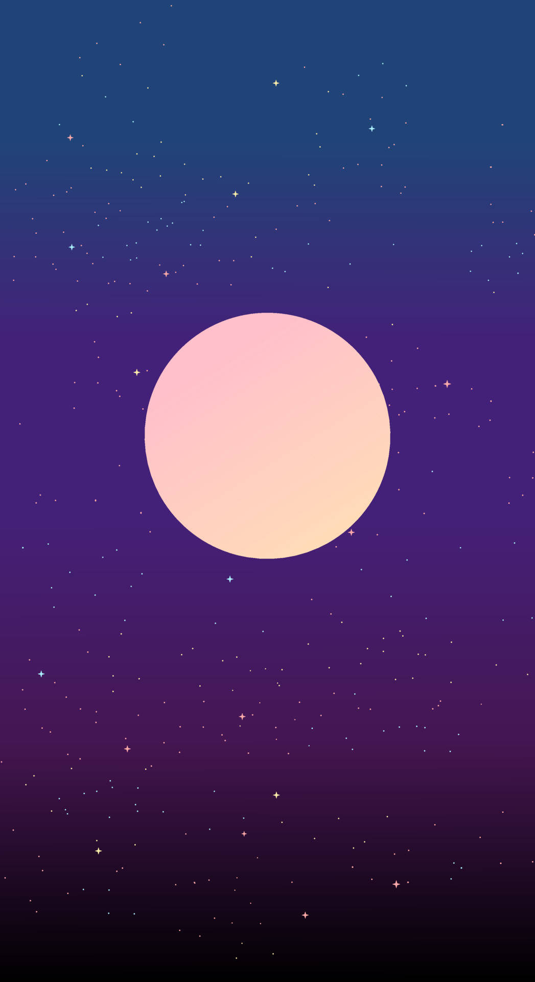 Protectorde Pantalla De La Luna Llena En Un Cielo Púrpura Fondo de pantalla