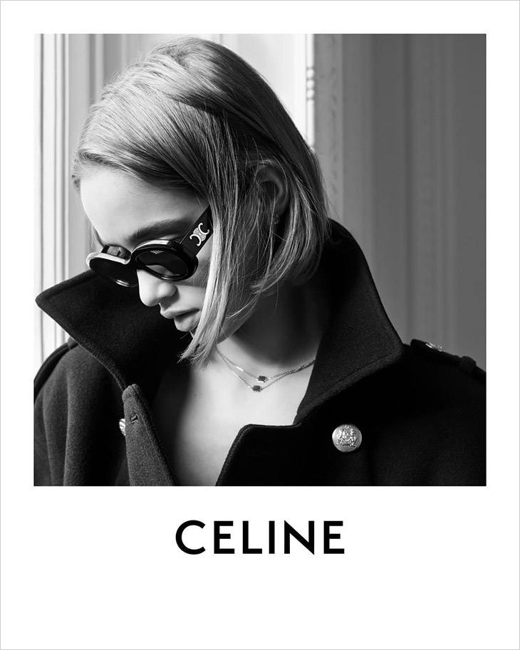 Fuld-kantet Celine Eye Wear Wallpaper