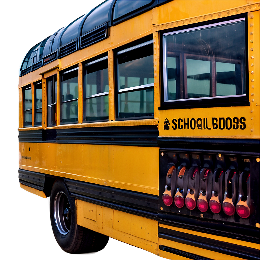Full School Bus Side Profile Png Rnx PNG
