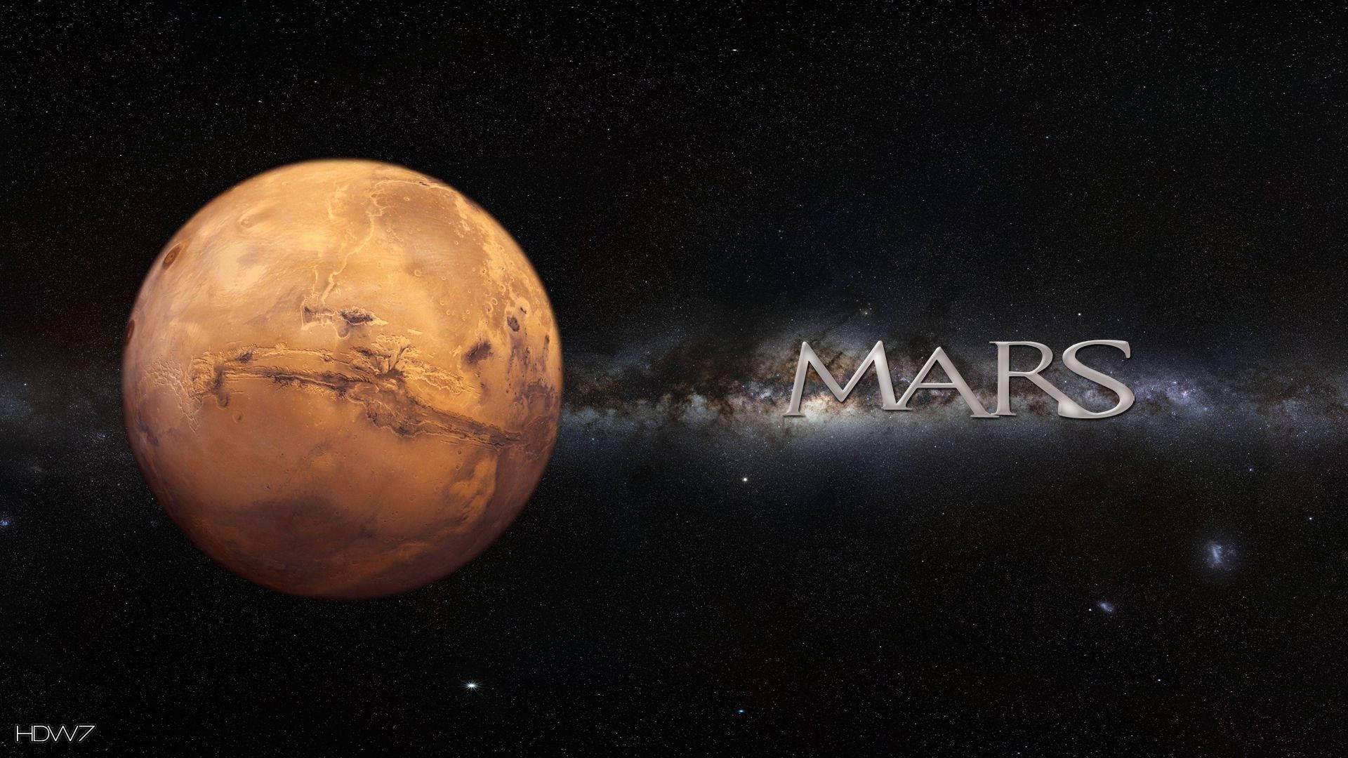 Full-view Of Mars Wallpaper