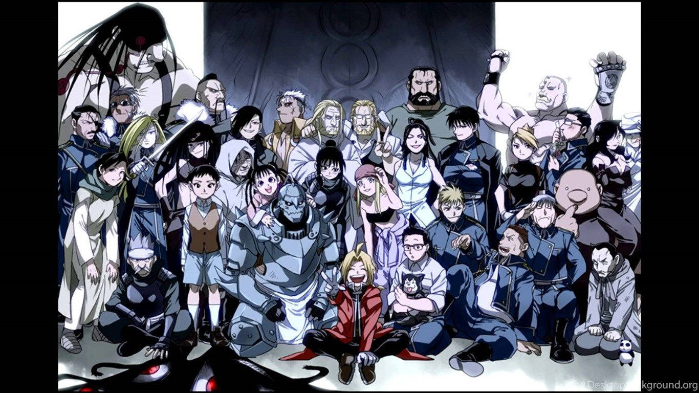 Fullmetal Alchemist Brotherhood Characters Wallpaper