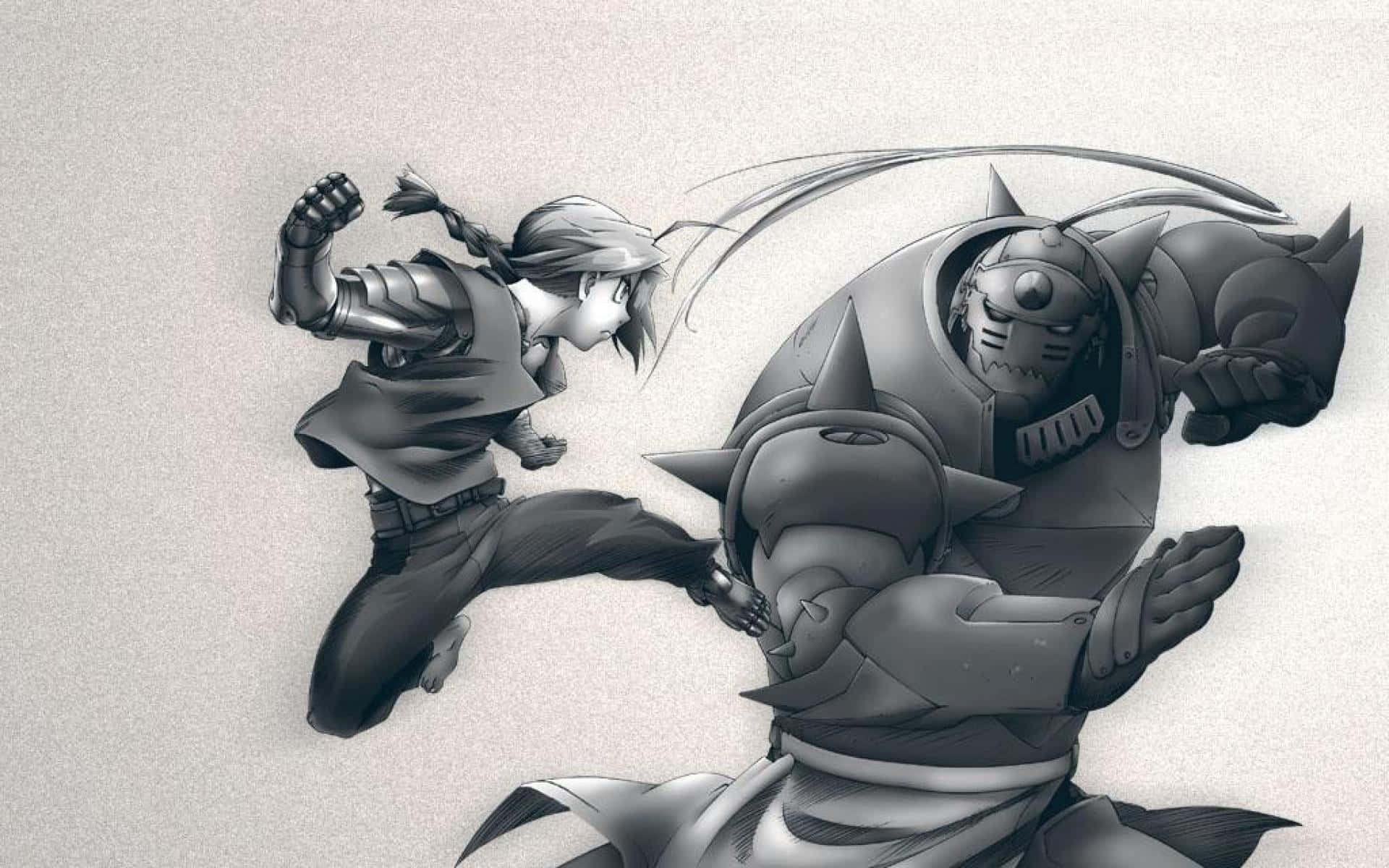 Edward and Alphonse Elric use alchemy to defy the laws of nature