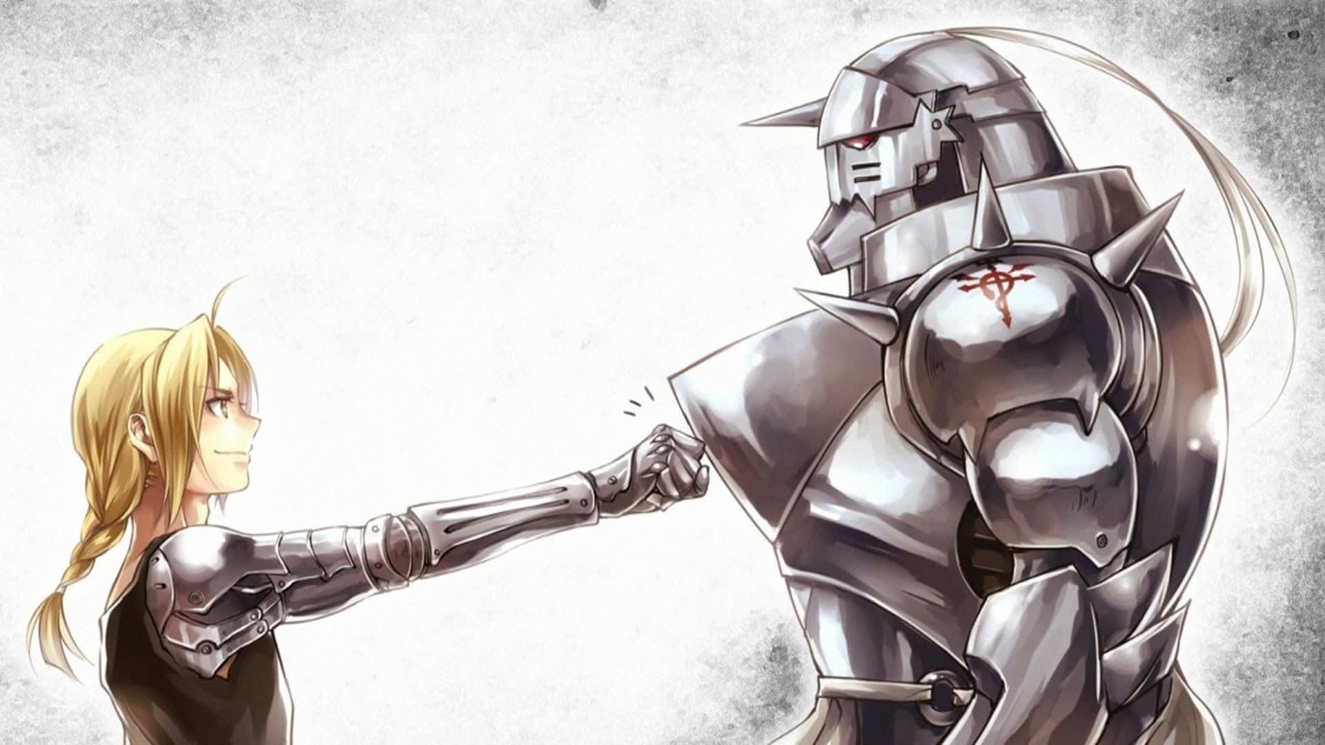 Alchemists Edward and Alphonse Elric in a Standoff