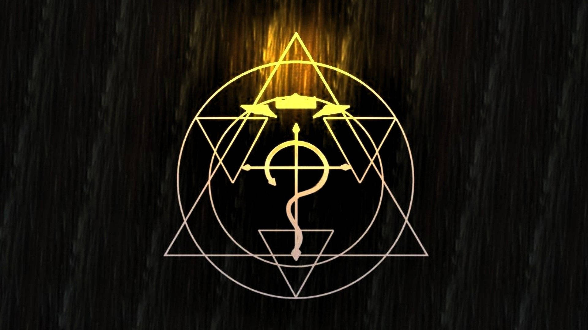 Alchemists of brotherhood - the symbols of Fullmetal Alchemist Wallpaper