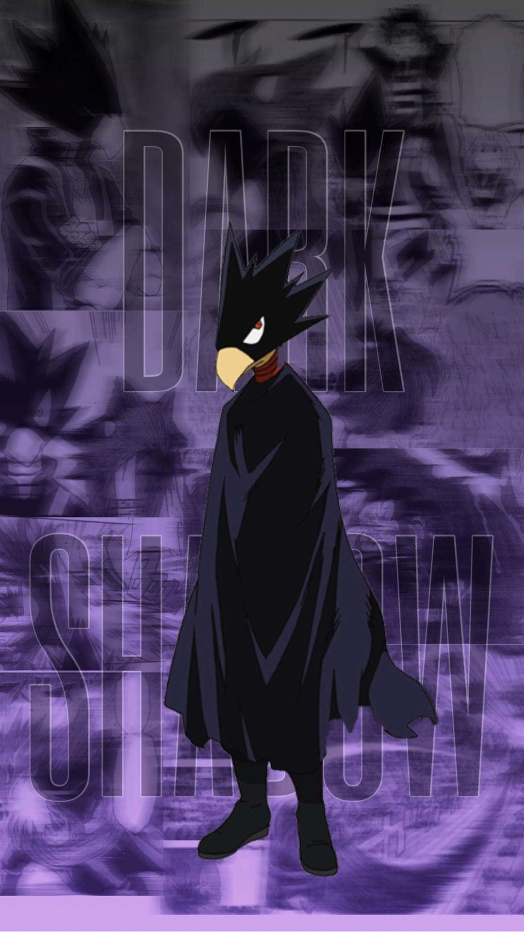 Fighting alongside his classmates - Fumikage Tokoyami Wallpaper