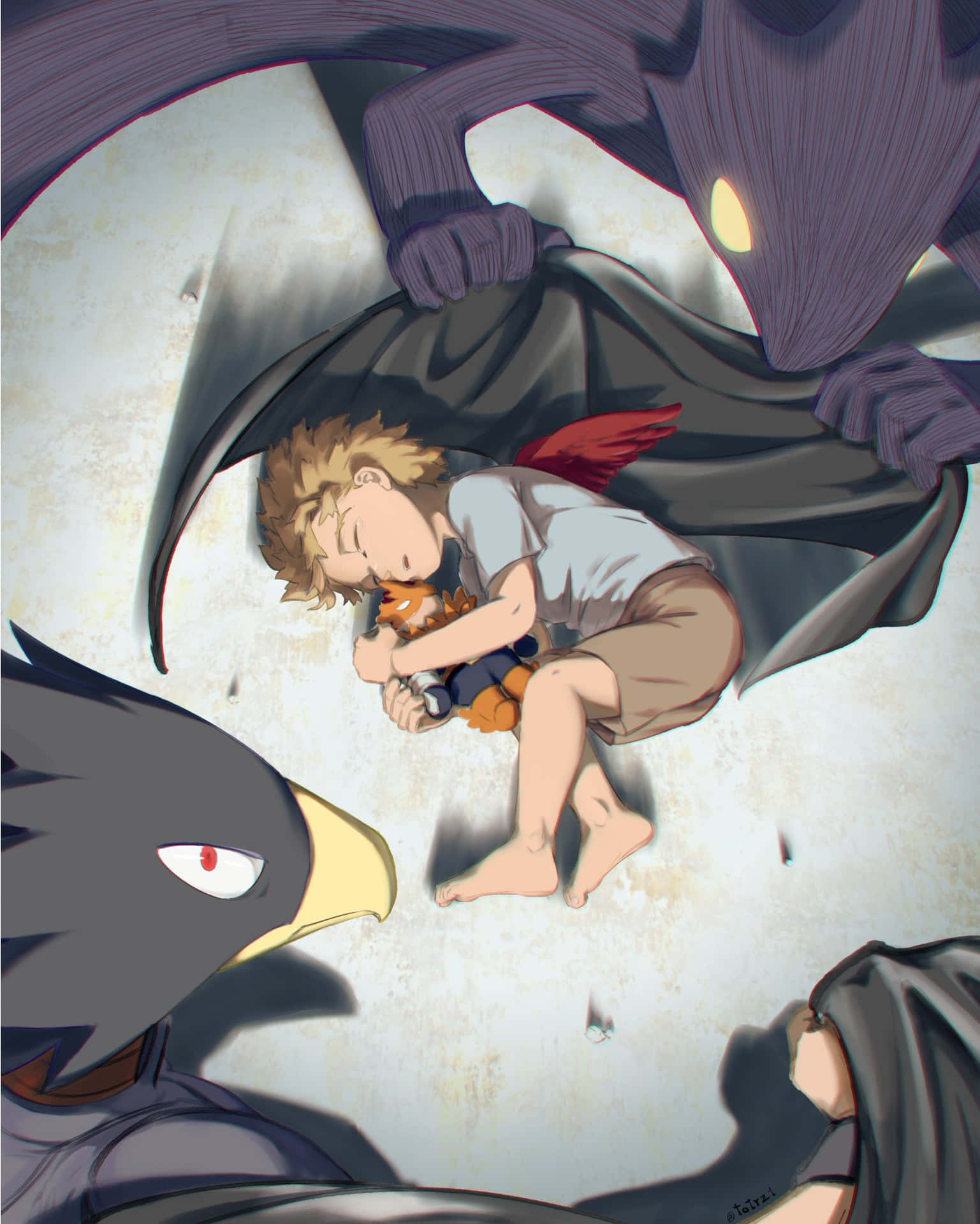 Fumikage Tokoyami, ready for battle Wallpaper