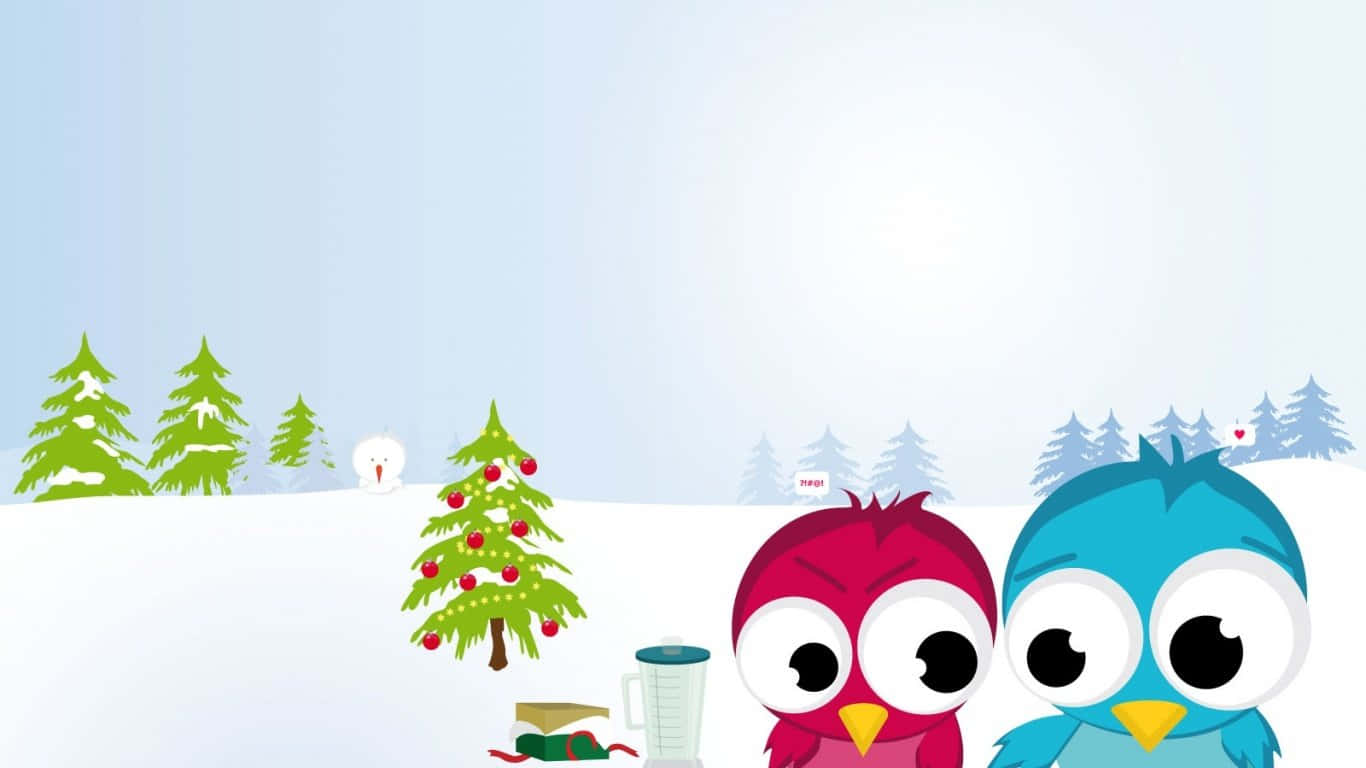 Fundode Natal Divertido Com 1366 X 768 Pixels