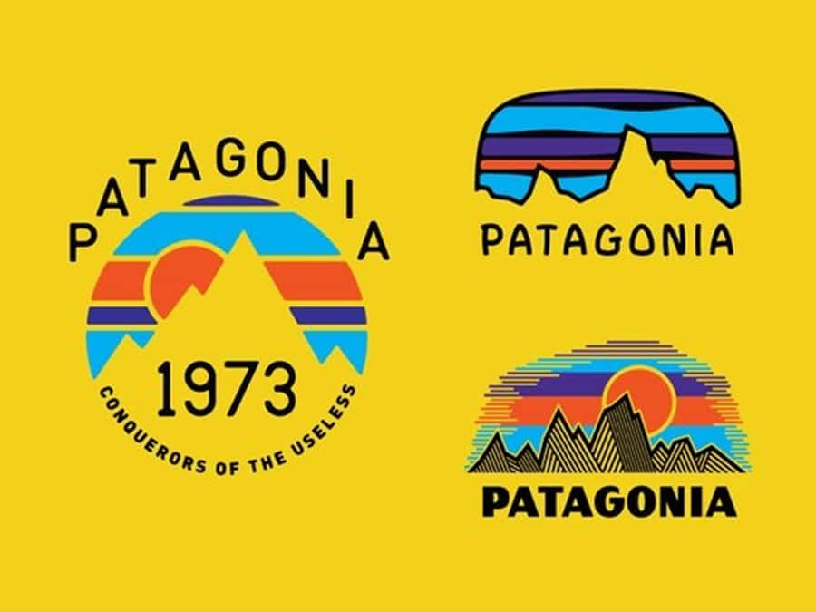 Fundode Tela Com O Logotipo Da Patagônia.