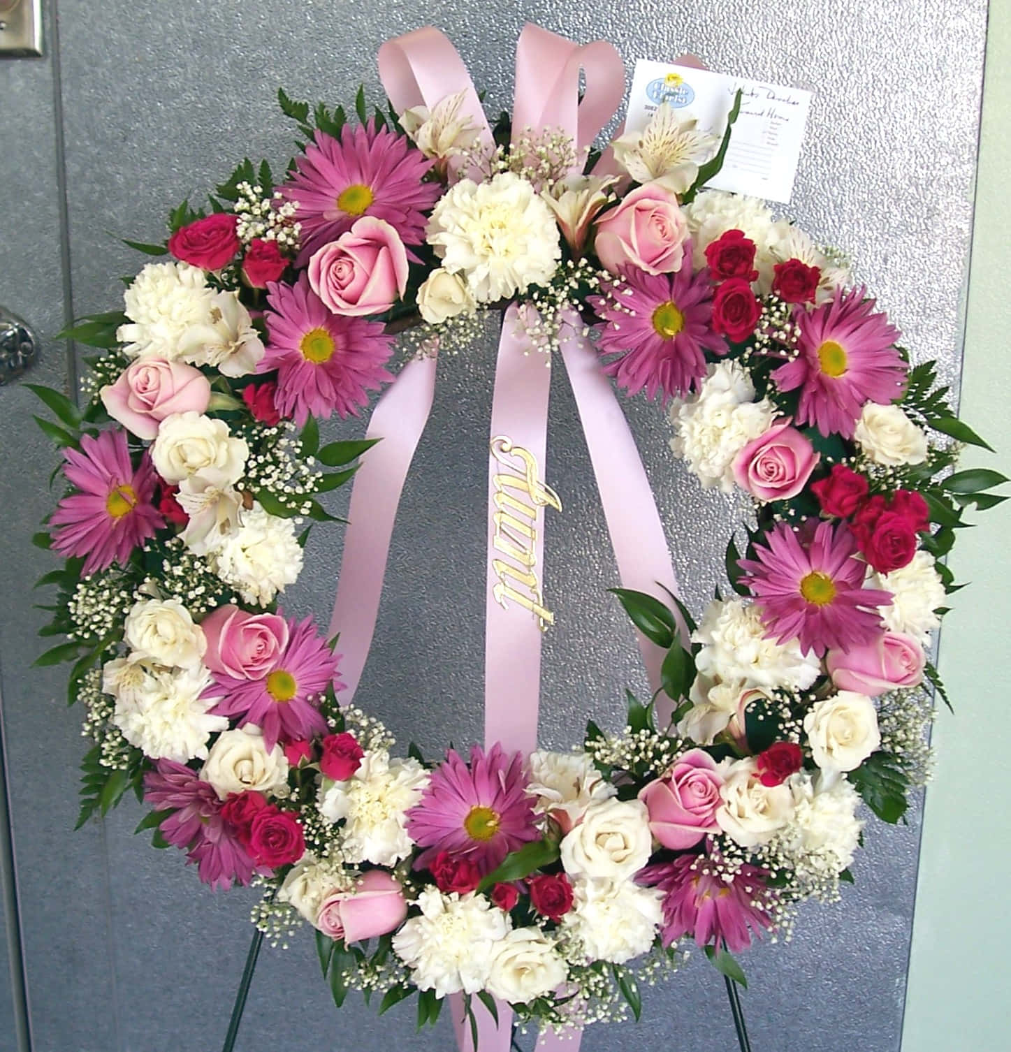Brightly Colored Funeral Flower Arrangements