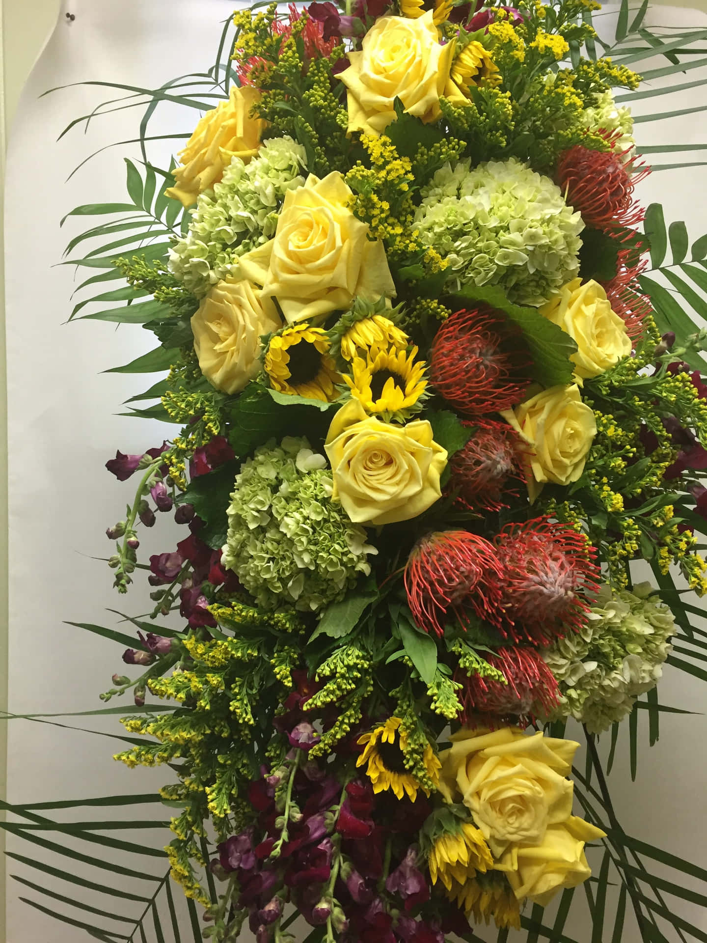 Send your sympathy with an elegant funeral flower arrangement