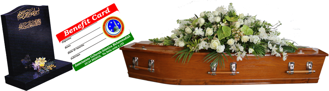 Funeral Items Collage PNG
