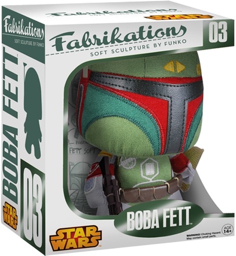 Funko Fabrikations Boba Fett Plush PNG