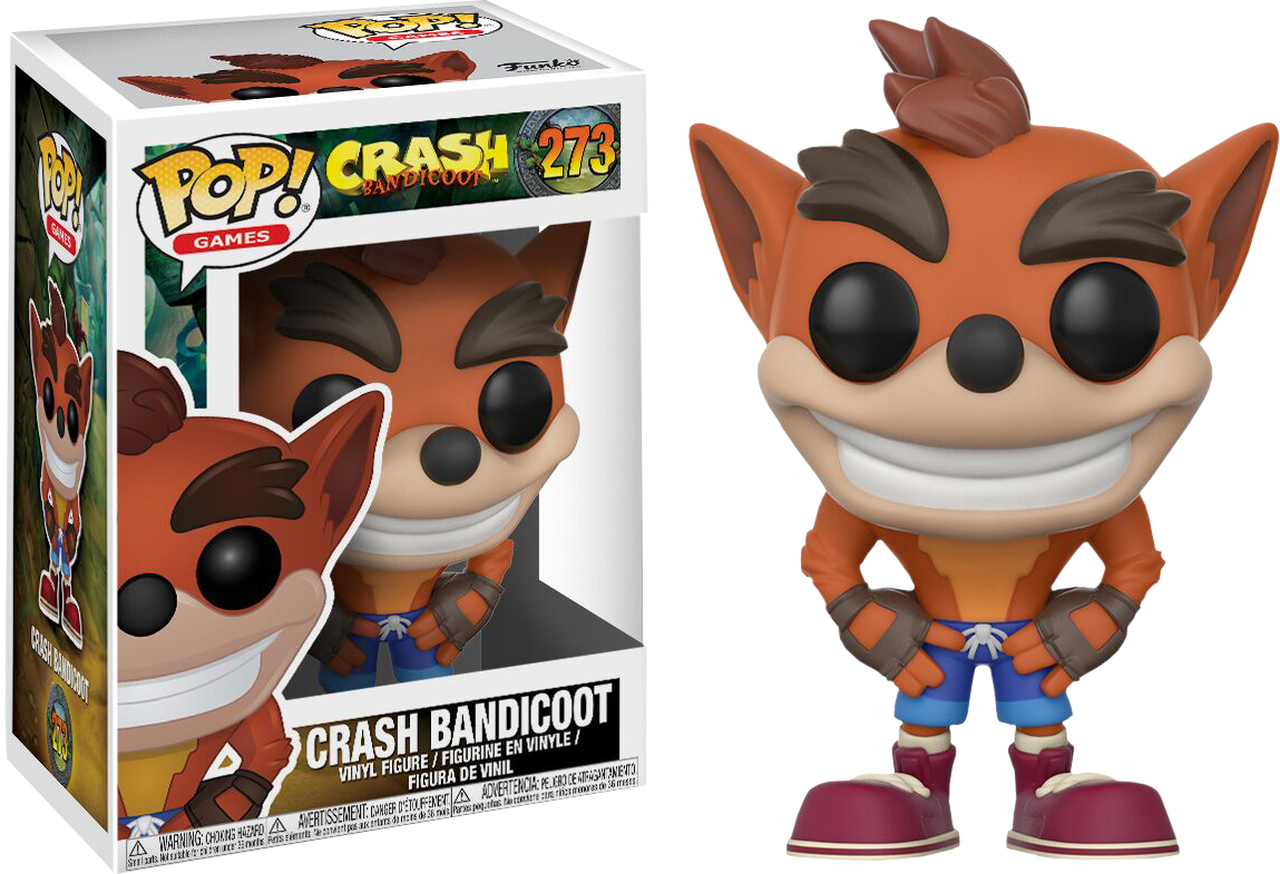 Funko Pop Crash Bandicoot Figure273 PNG