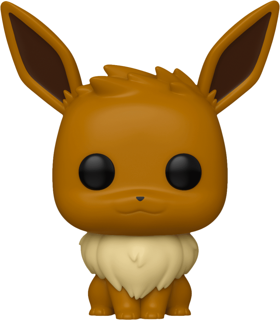 Funko Pop Eevee Figure PNG