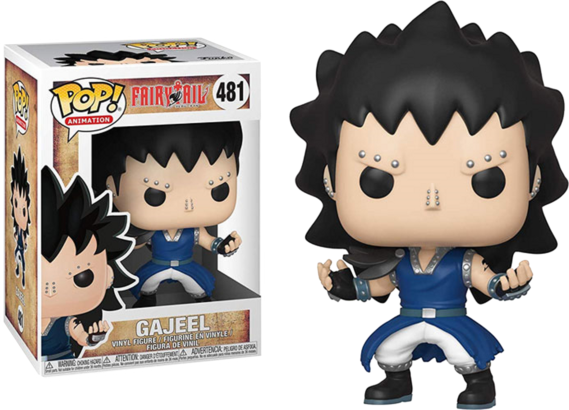 Funko Pop Fairy Tail Gajeel Figure PNG