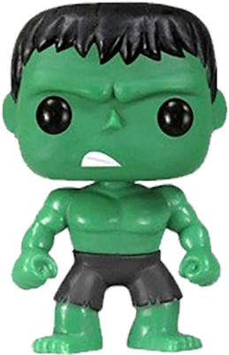 Funko Pop Hulk Figure PNG