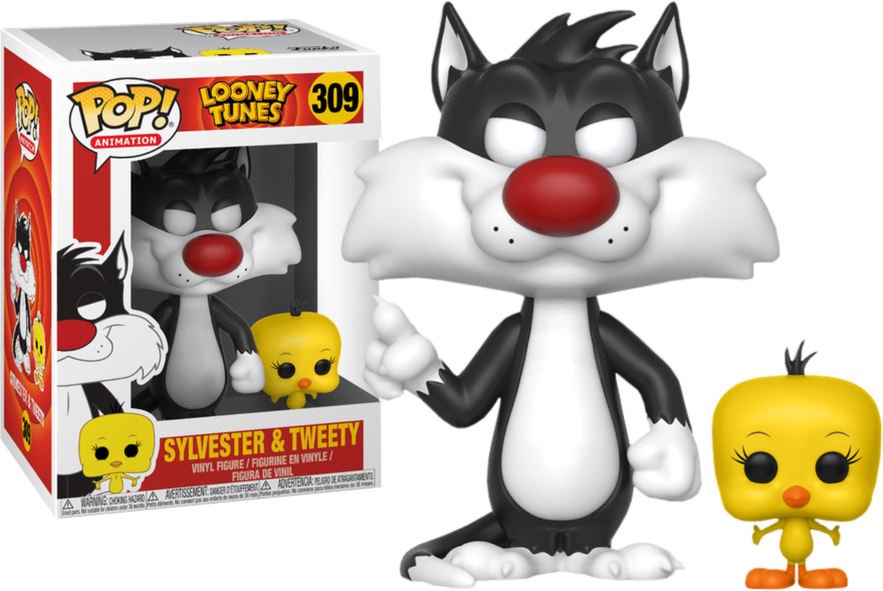 Funko Pop Sylvesterand Tweety Looney Tunes PNG