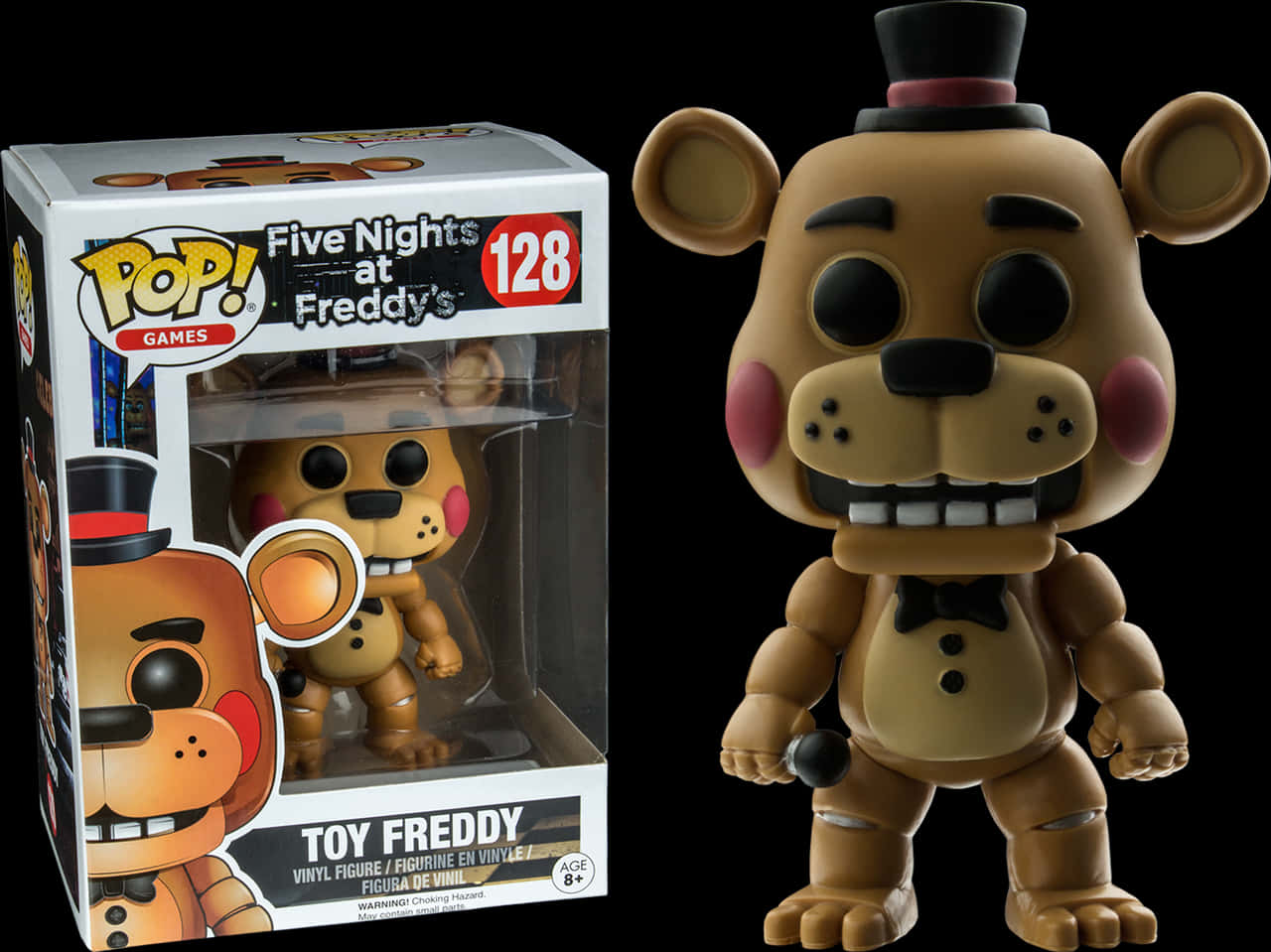 Funko Pop Toy Freddy Figure F N A F PNG