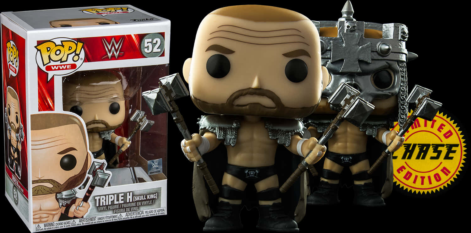 Funko Pop Triple H Skull King Limited Edition PNG